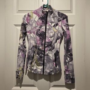 Lululemon Throwback Print "Unicorn" Nulu Define Jacket - Size 4 - Like New!